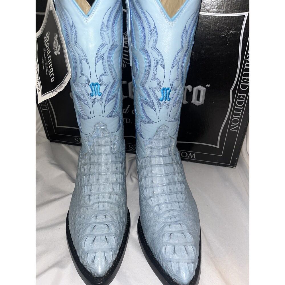 COPY - N.O.S. ⭐ MONTENEGRO ⭐ HORNBACK ⭐WOMENS SZ 8⭐ CAIMAN ⭐ RARE ⭐ WESTERN⭐ BO… - Picture 2 of 7